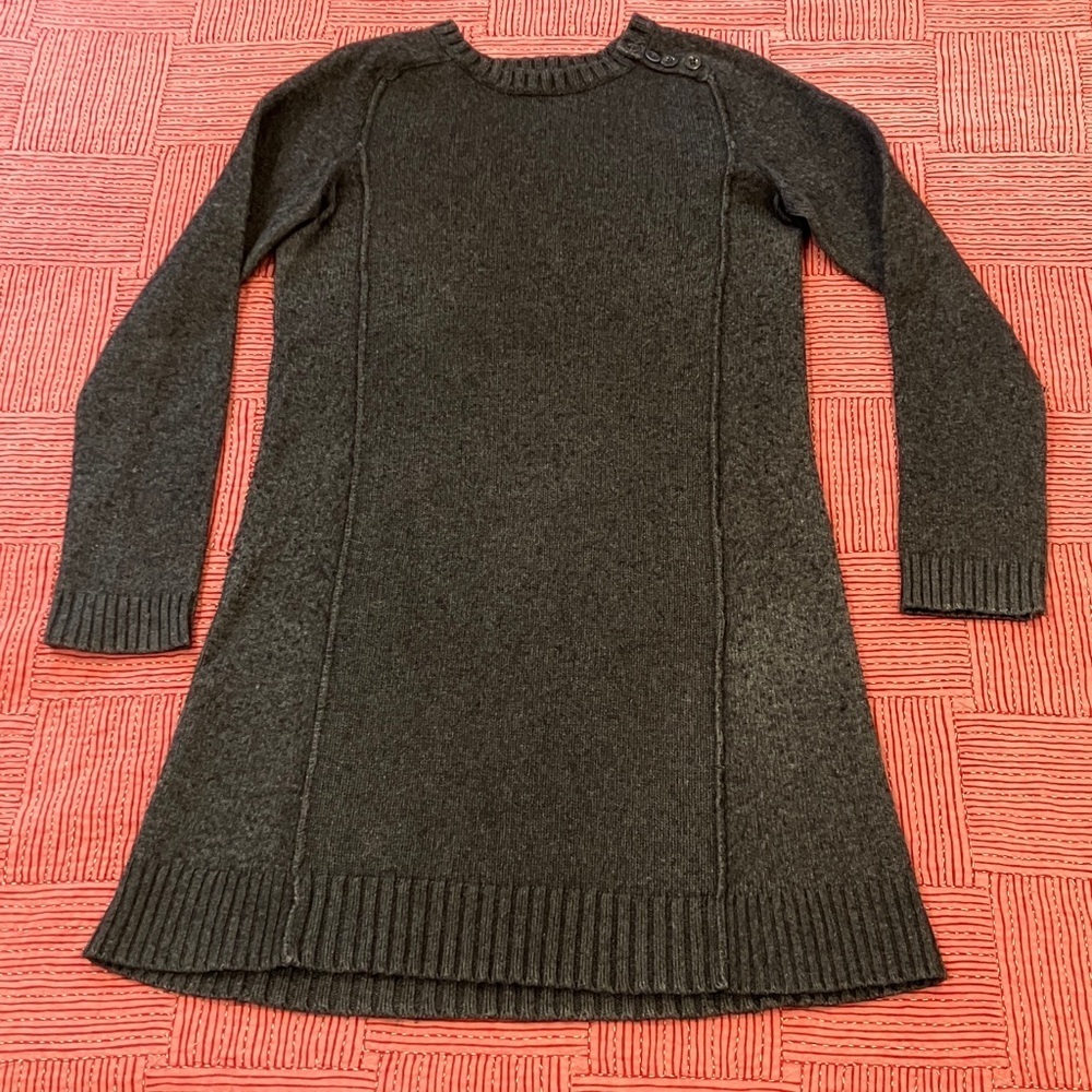 Wool blend med GAP Charcoal Sweater Dress